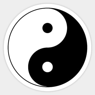 ying yang Sticker